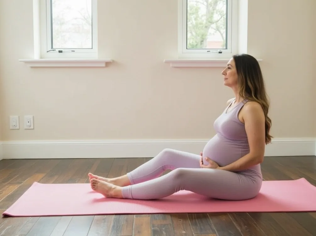 Gentle yoga class for pregnant women in Manchester